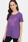 Rosaline Mystic Town Knit Cotton Top (Pack of 2) - Red Purple — thumbnail 8